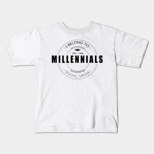 Millenials Kids T-Shirt